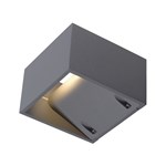 Plafond-/wandarmatuur SLV LOGS WL grey 3000K IP44 Plafond-/wandarmatuur SLV LOGS WL grey 3000K IP44